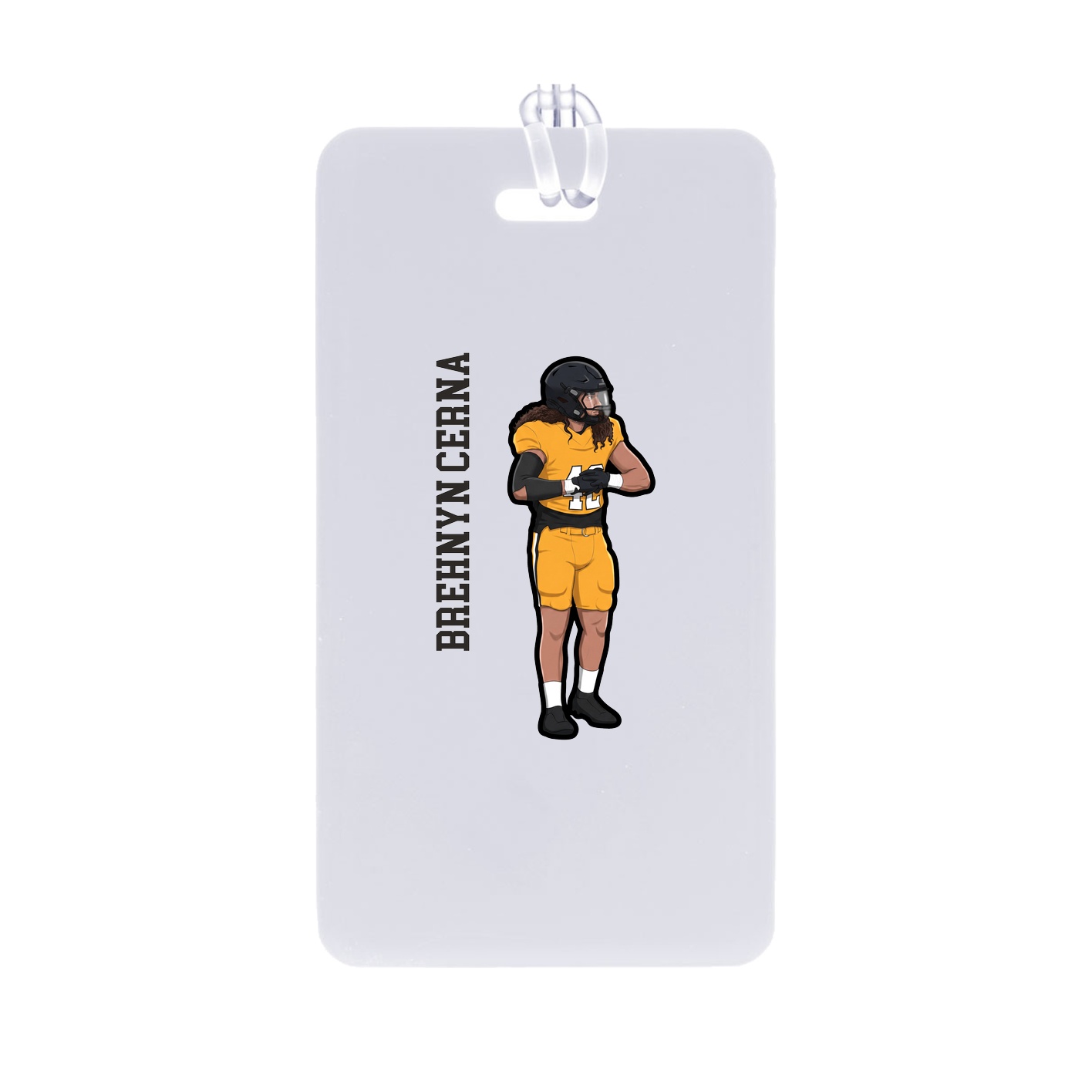 Bag Tag — Name Vertical in Classic