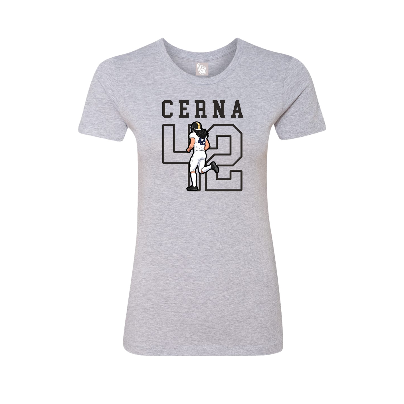 Fitted Women's Tee — Shirsey in Grey
