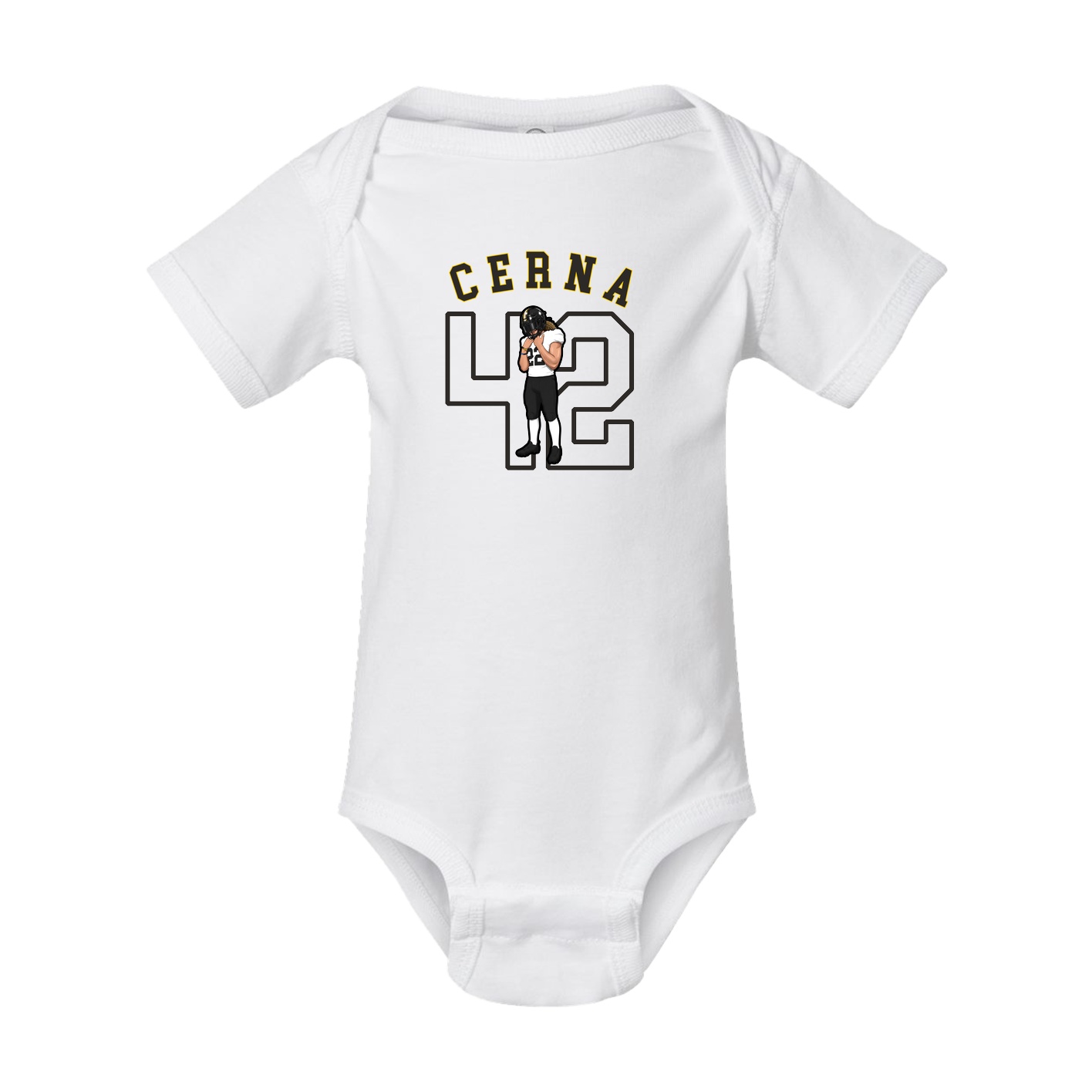Baby Onesie — Shirsey Arch in White