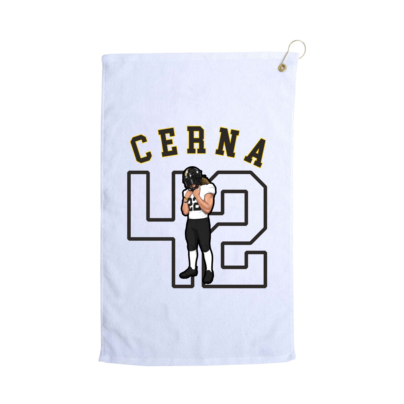 Golf Towel — Shirsey Arch in White
