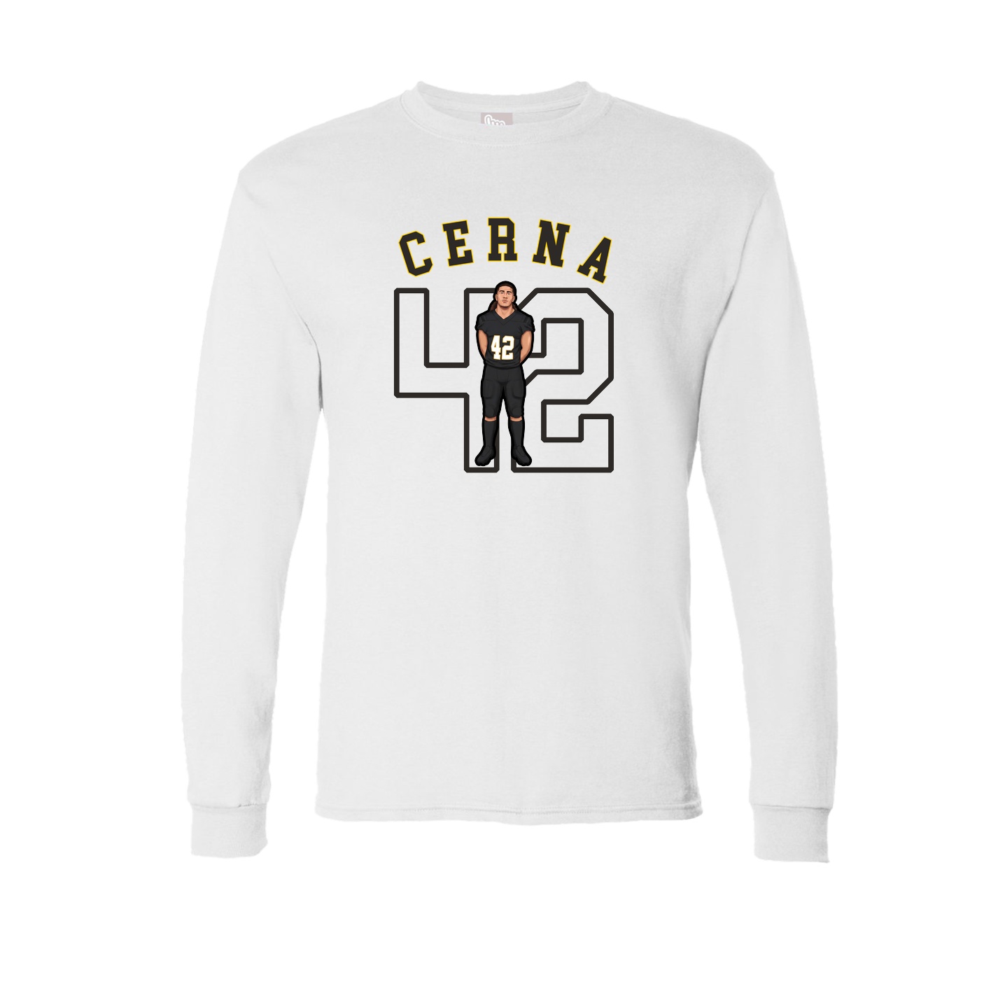 Long Sleeve Tee — Shirsey Arch in White