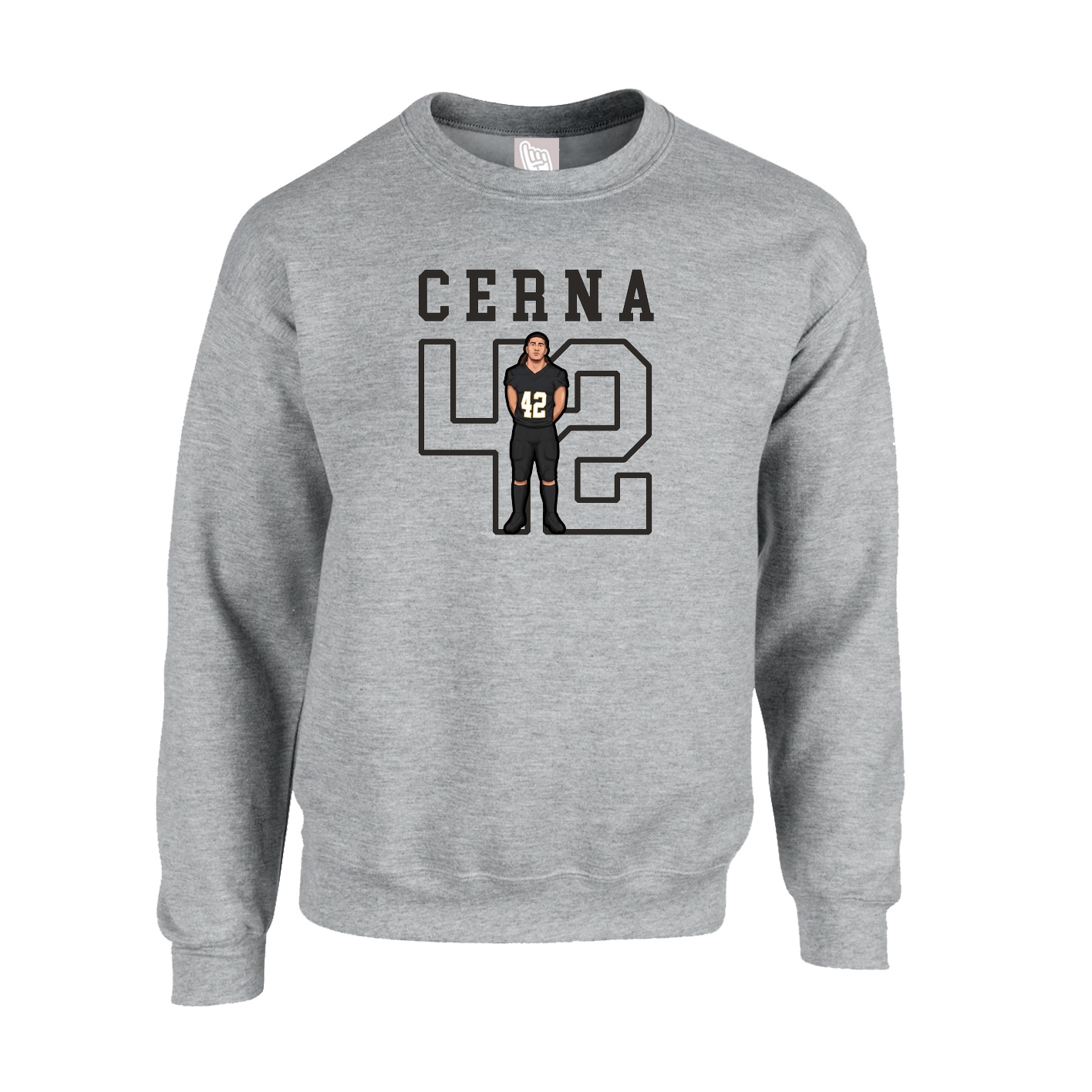 Fleece Crew — Shirsey in Grey
