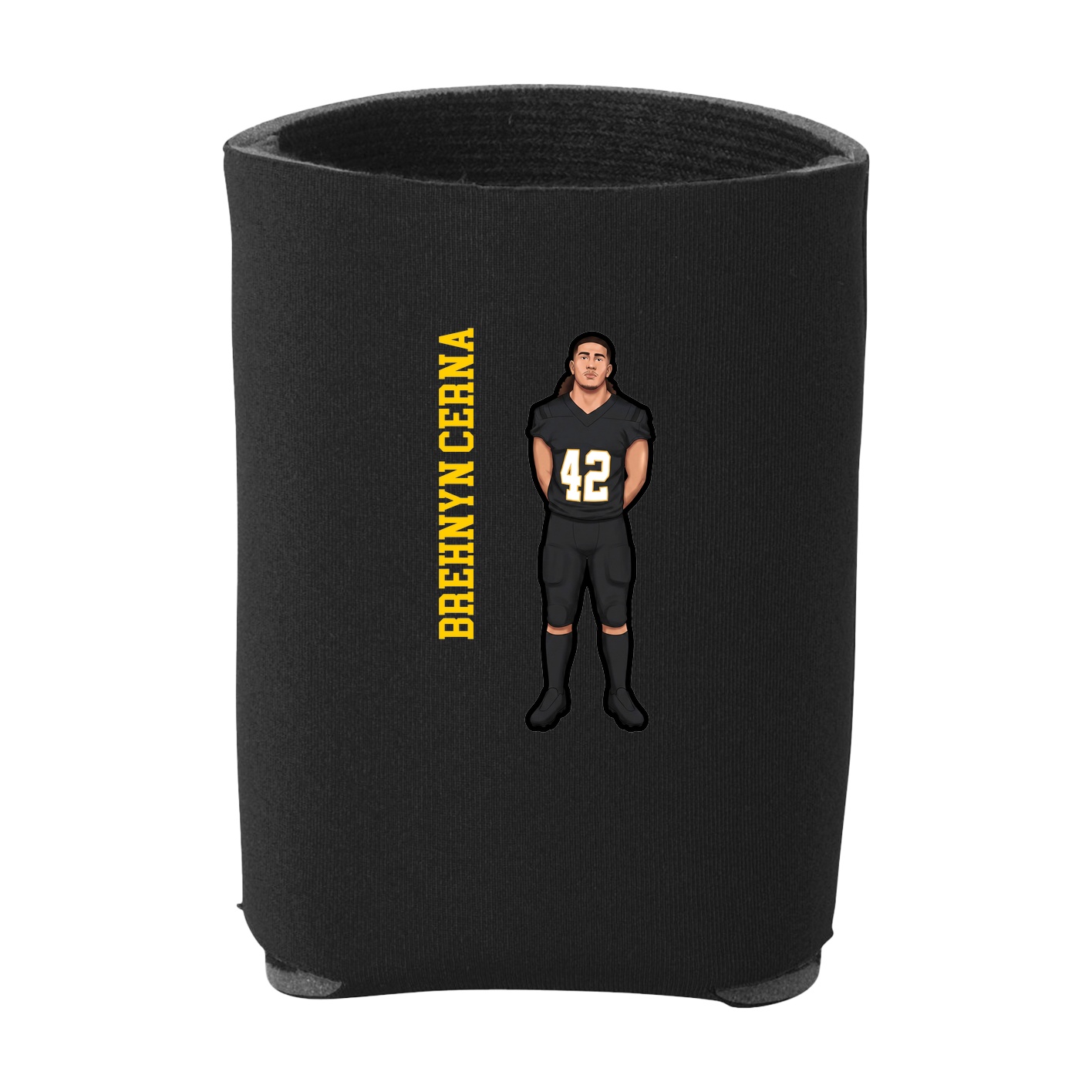 Can Holder — Name Vertical in Black