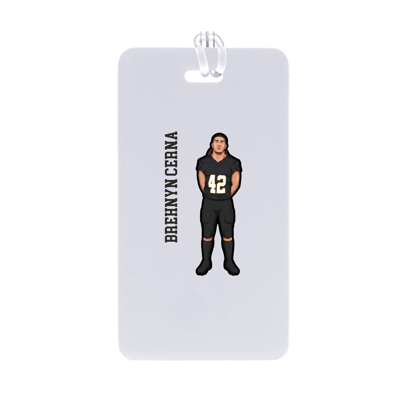 Bag Tag — Name Vertical in Classic