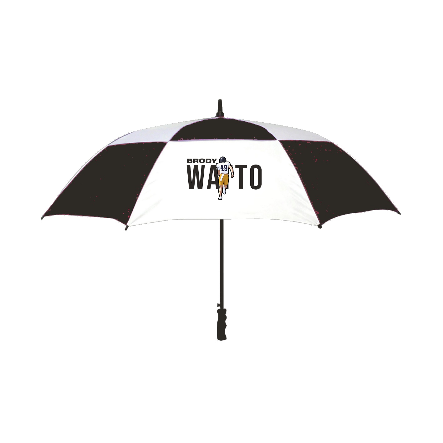 Golf Umbrella — Player Name in Black