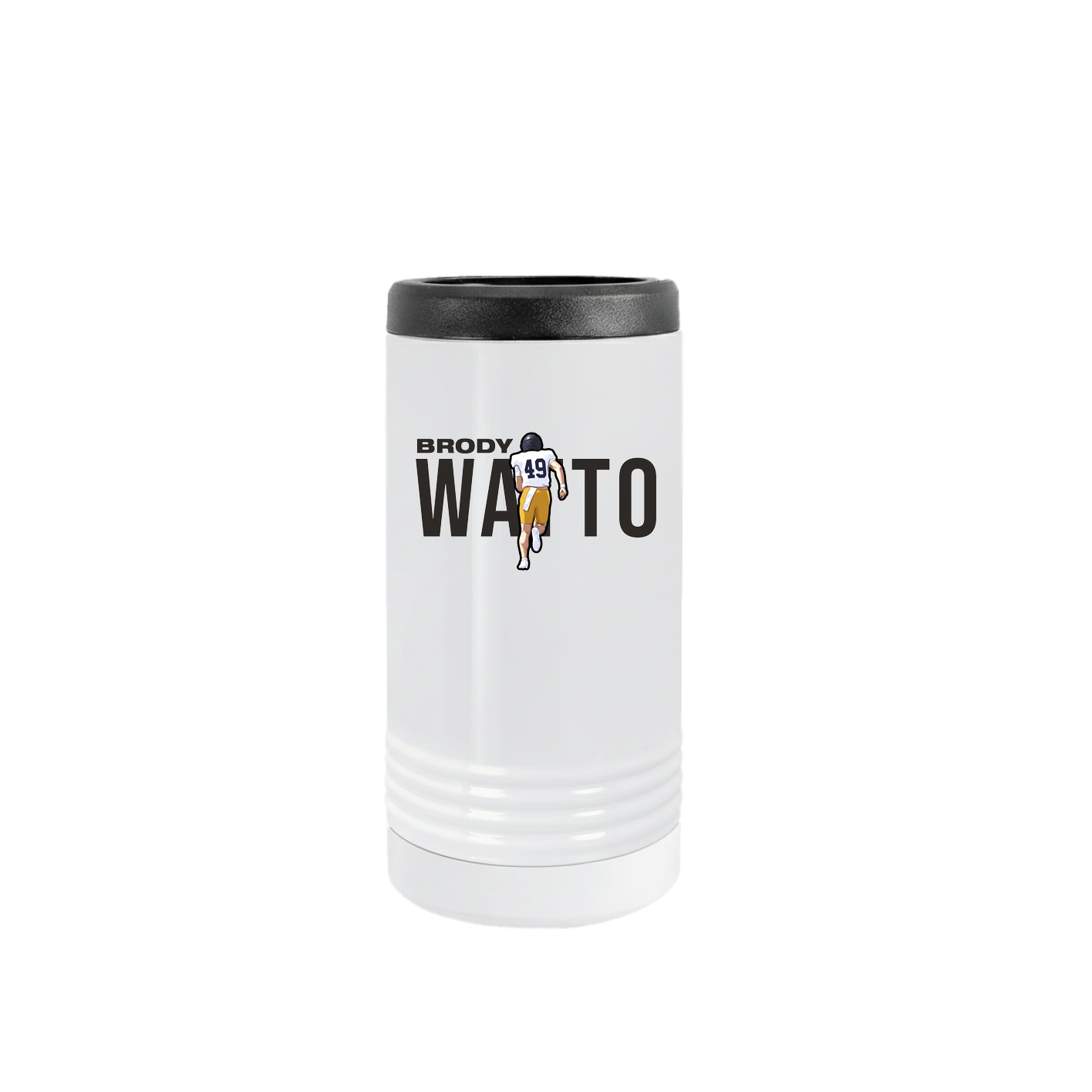 Slim Beverage Holder — Player Name in White