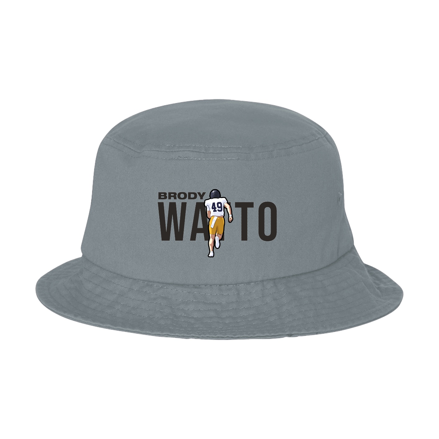 Bucket Cap — Player Name in Grey