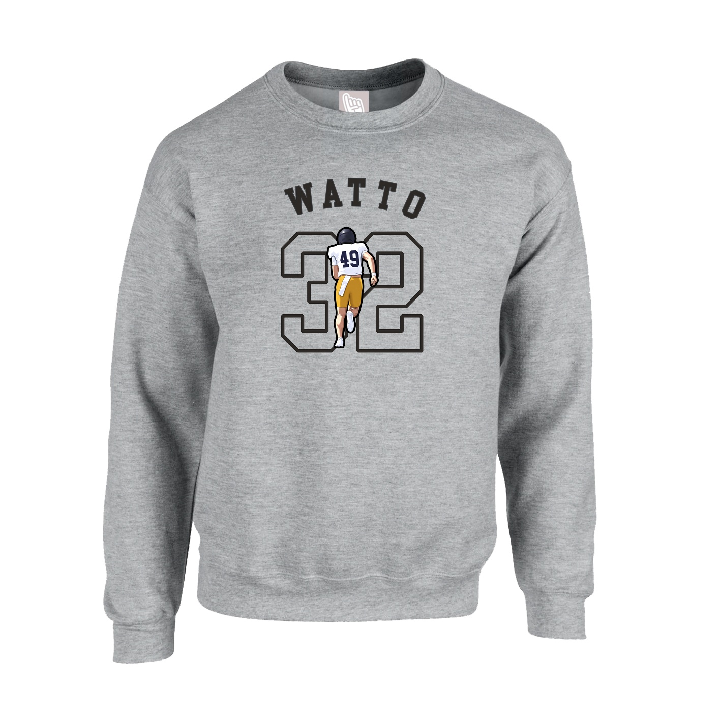 Fleece Crew — Shirsey Arch in Grey