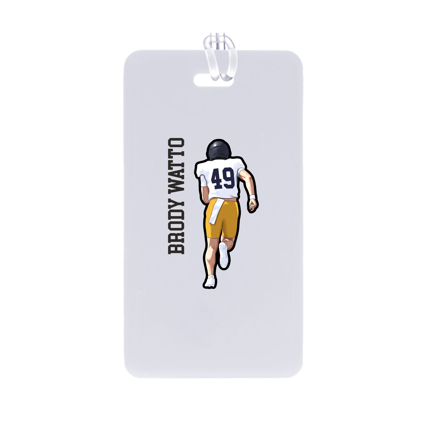 Bag Tag — Name Vertical in Classic
