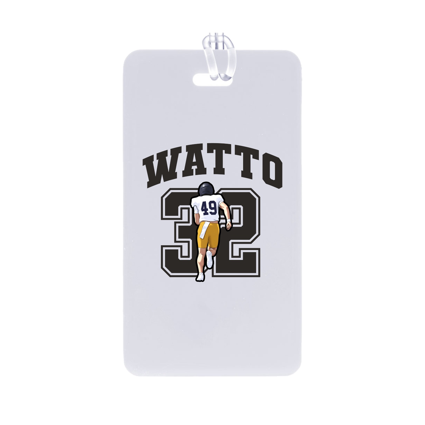 Bag Tag — Number in Classic