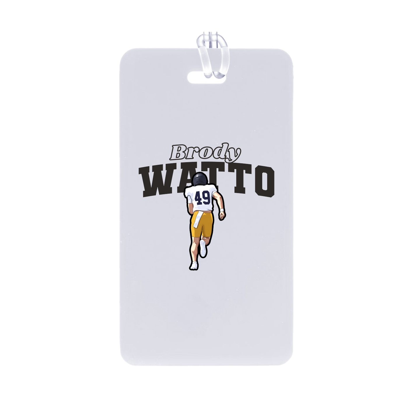 Bag Tag — Name Arch in Classic