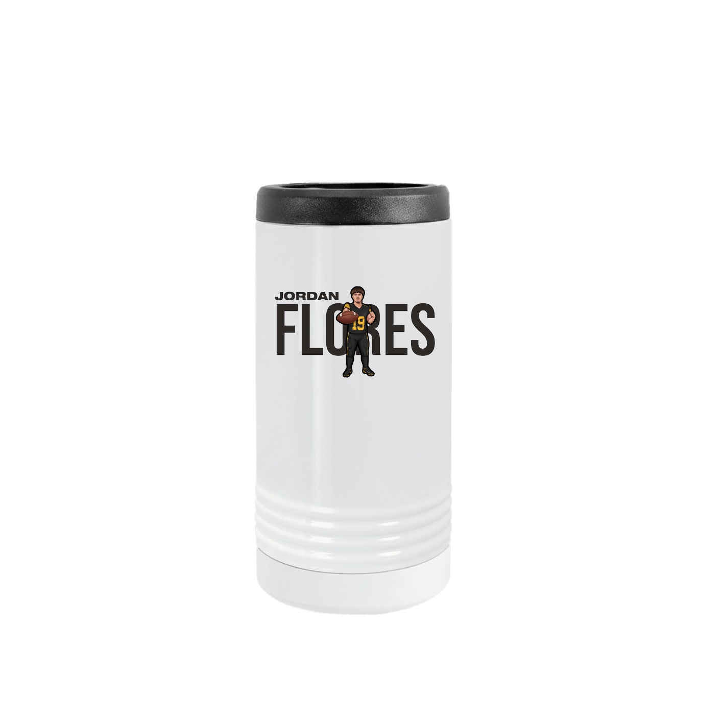 Slim Beverage Holder — Player Name in White