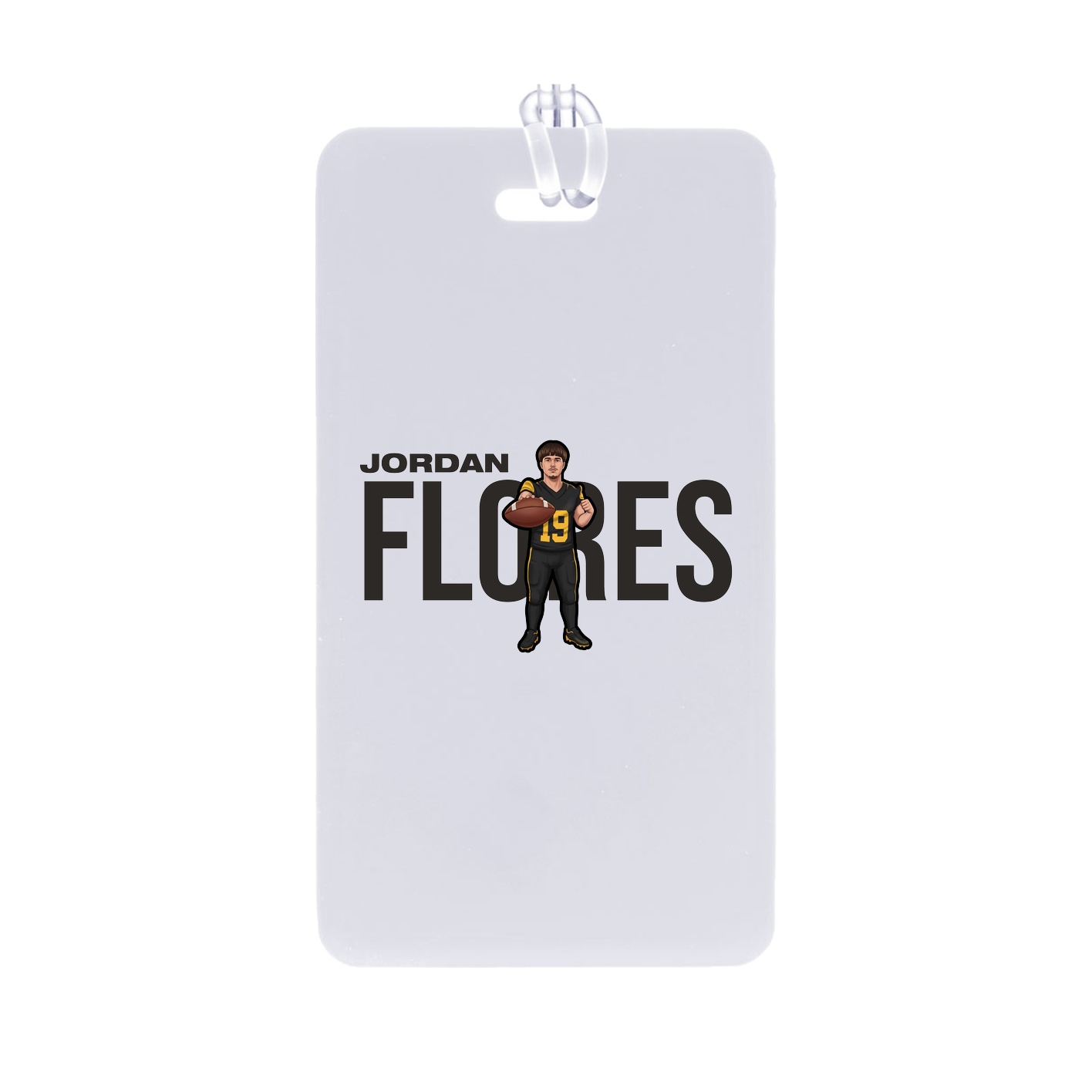 Bag Tag — Player Name in Classic