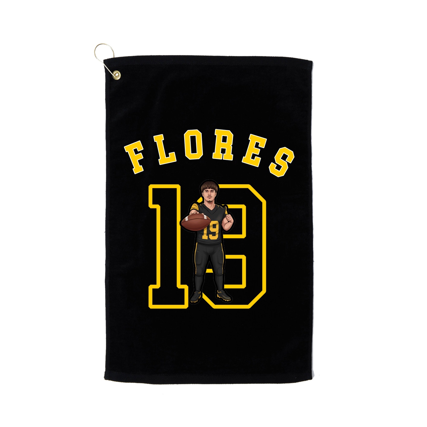 Golf Towel — Shirsey Arch in Black