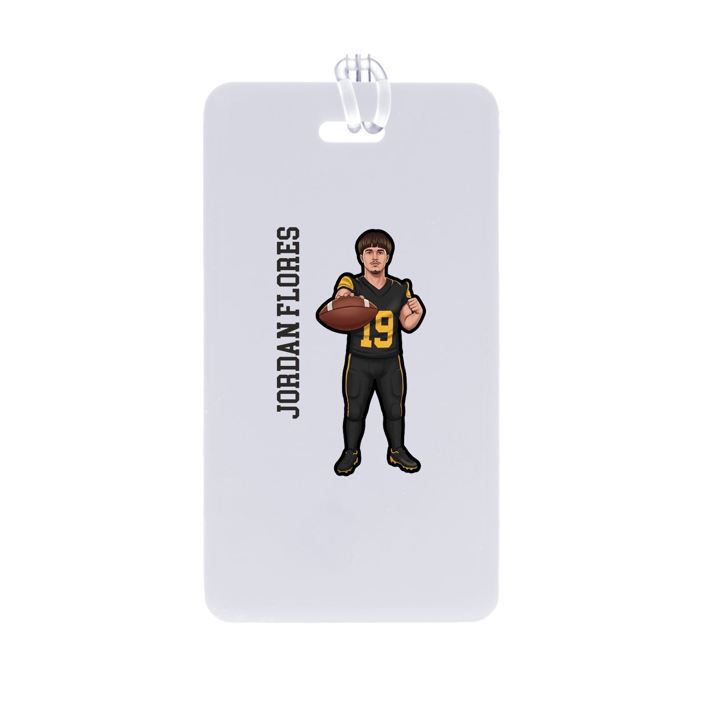 Bag Tag — Name Vertical in Classic