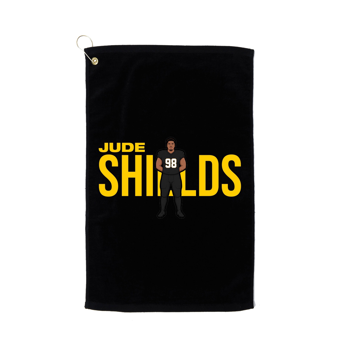 Golf Towel — Player Name in Black
