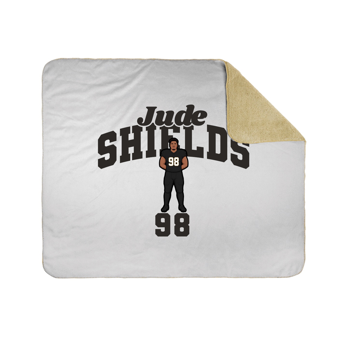 Throw Blanket — Signature Arch in White