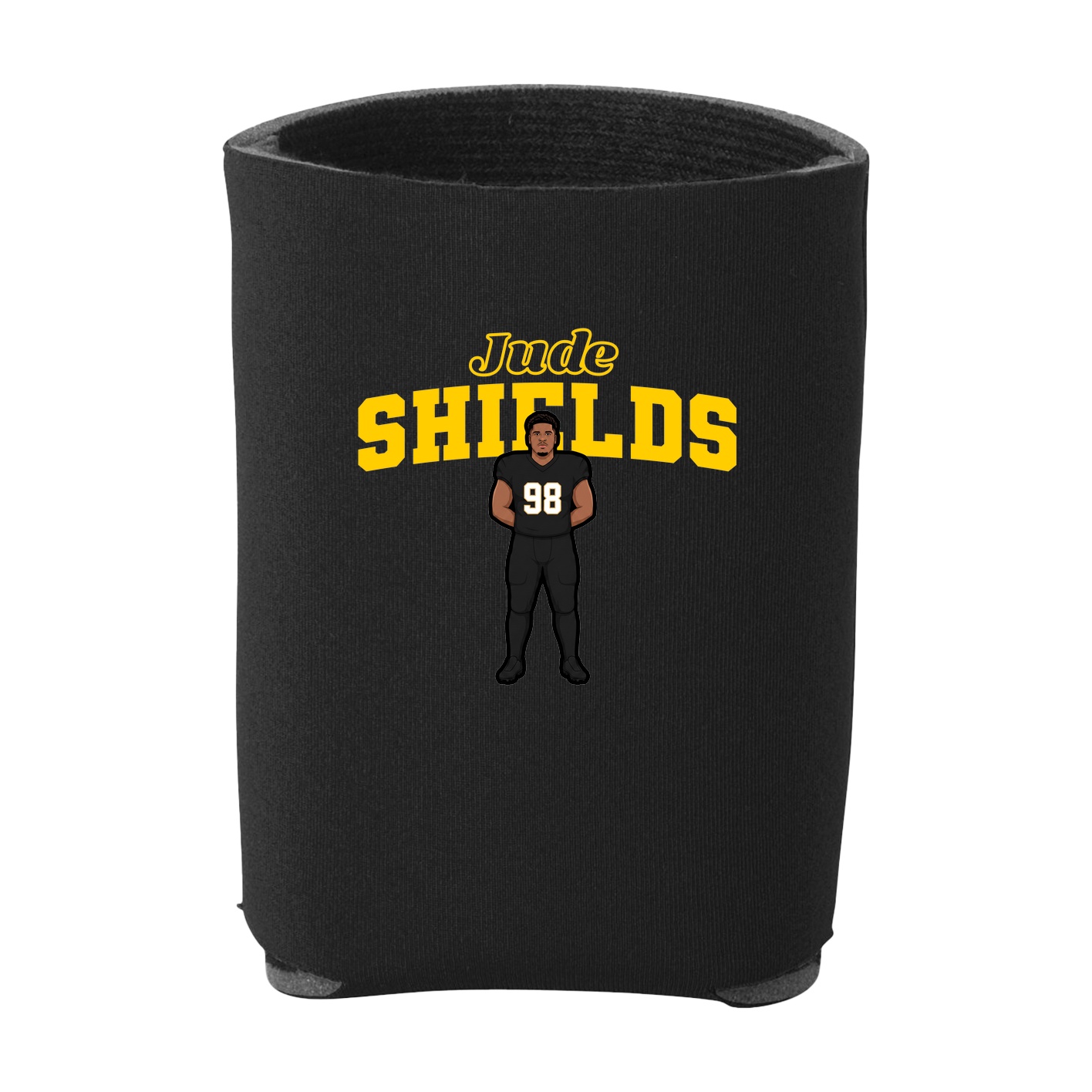 Can Holder — Name Arch in Black