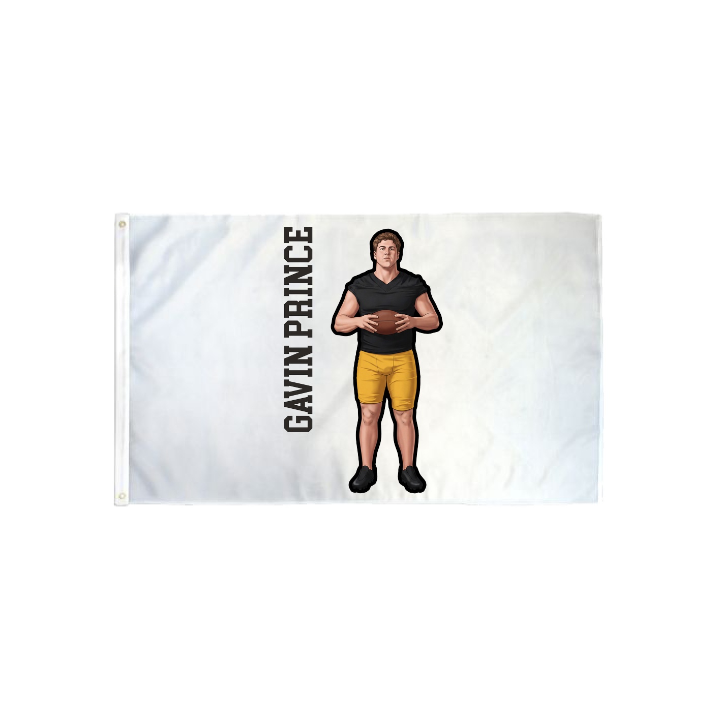 3x5 Flag — Name Vertical in Classic