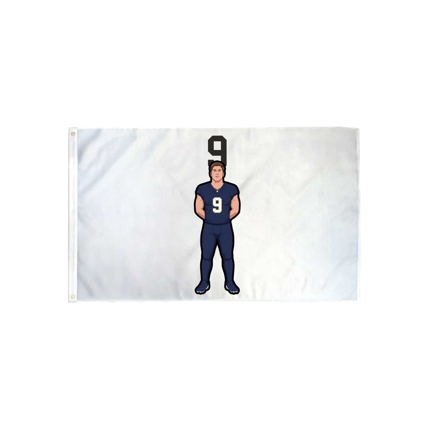 3x5 Flag — Number Top in Classic