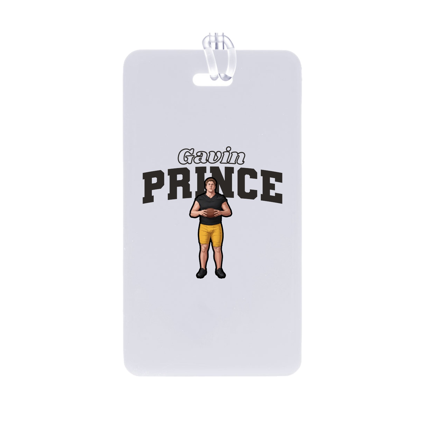 Bag Tag — Name Arch in Classic