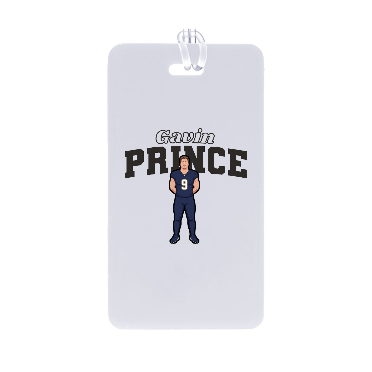 Bag Tag — Name Arch in Classic