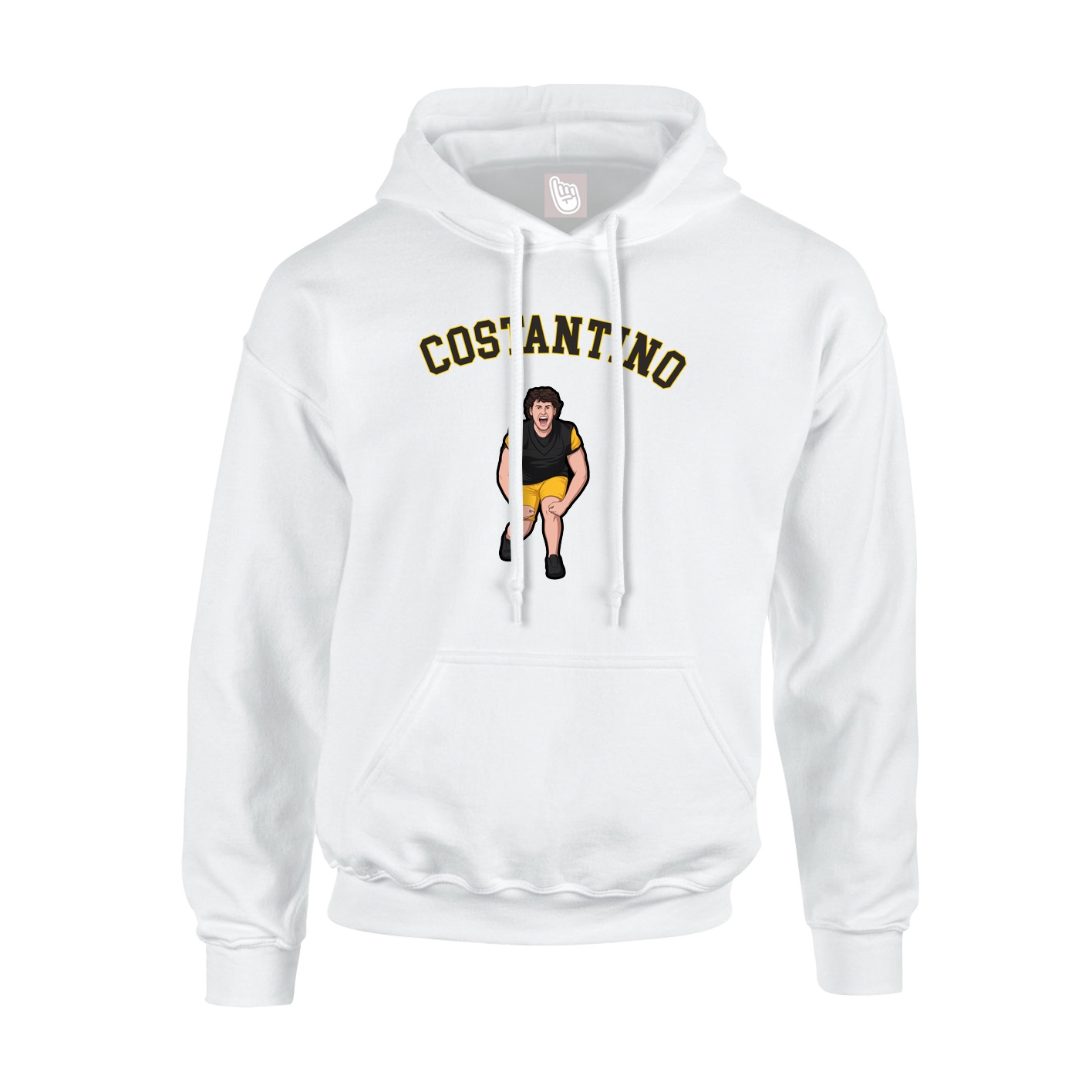 Youth Hoodie — Shirsey Arch in White