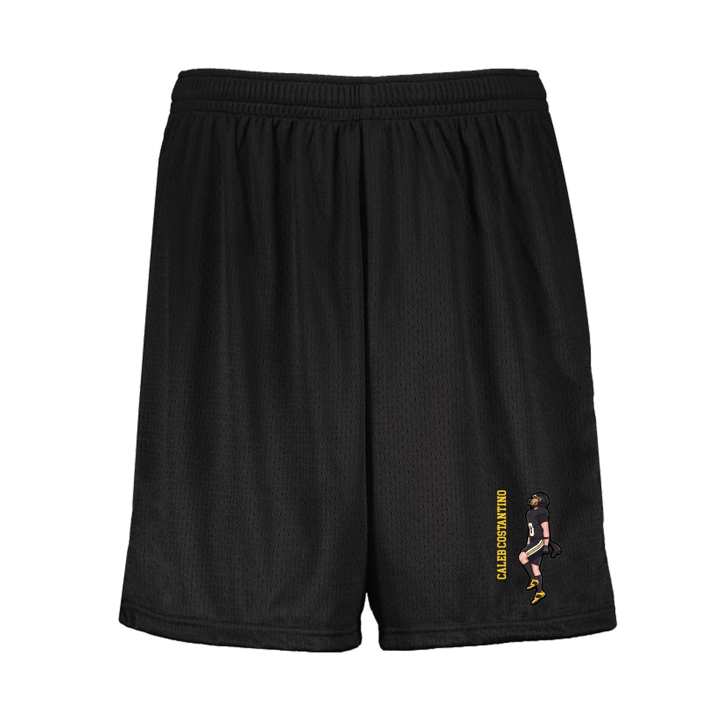 Shorts — Name Vertical in Black