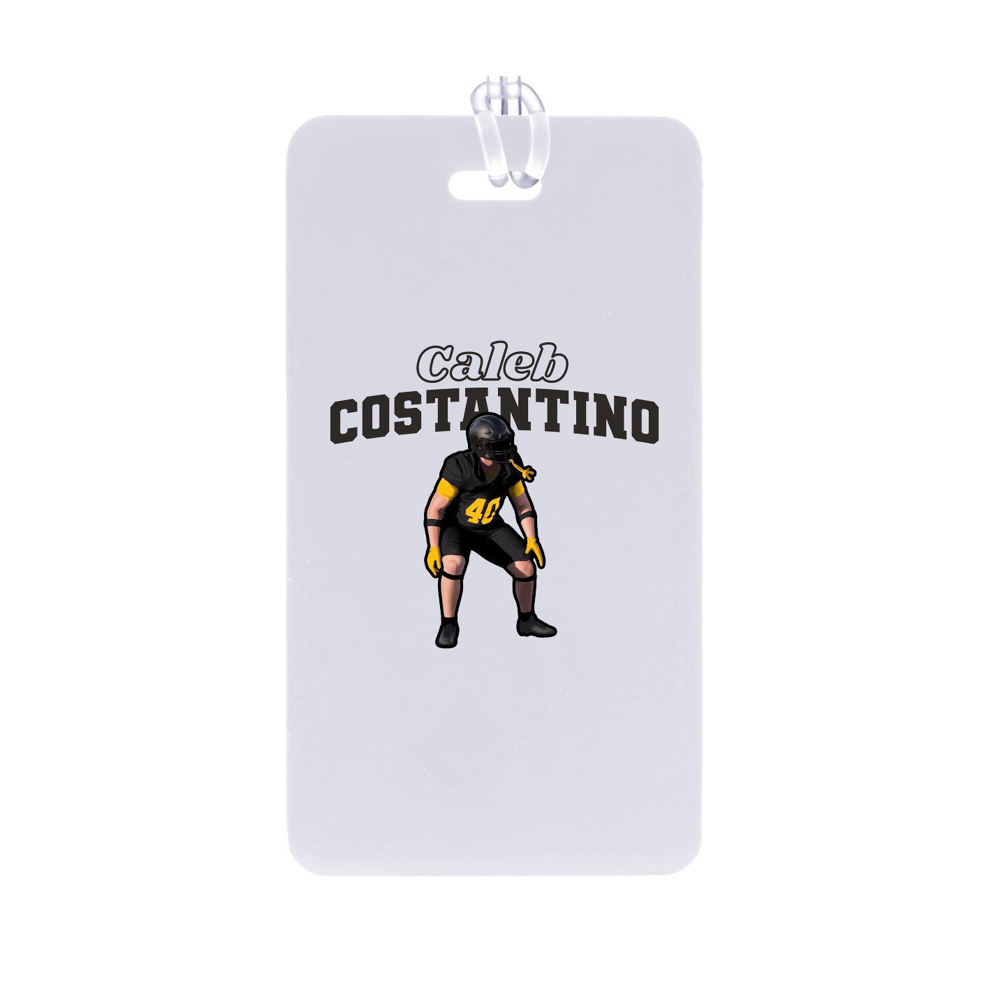 Bag Tag — Name Arch in Classic