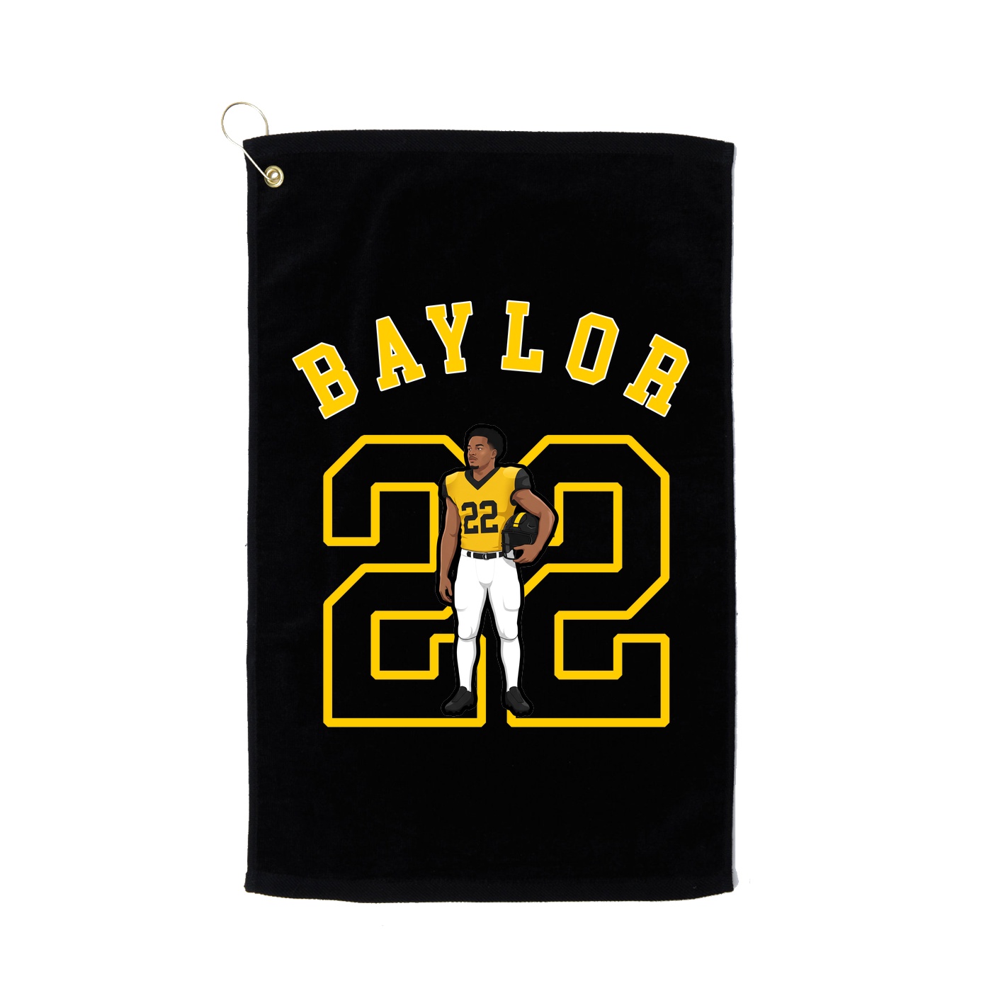 Golf Towel — Shirsey Arch in Black