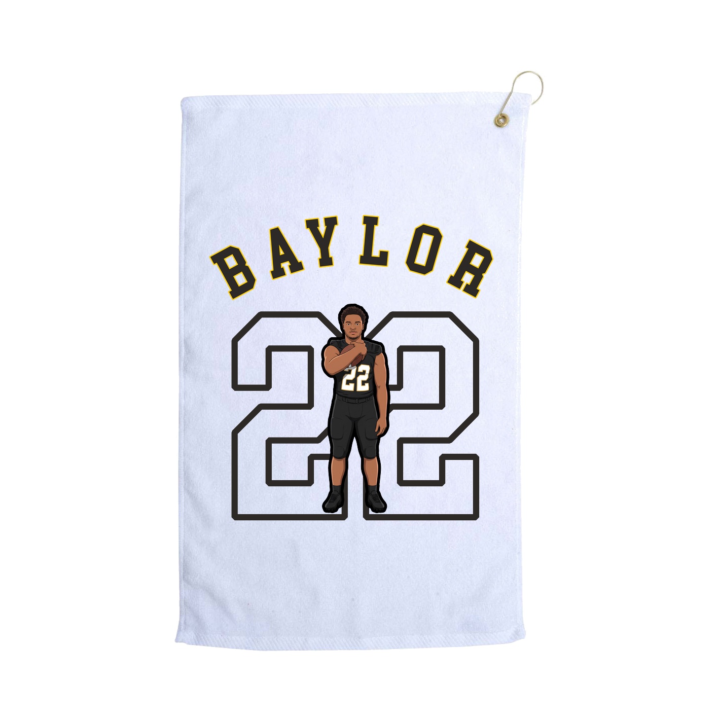 Golf Towel — Shirsey Arch in White
