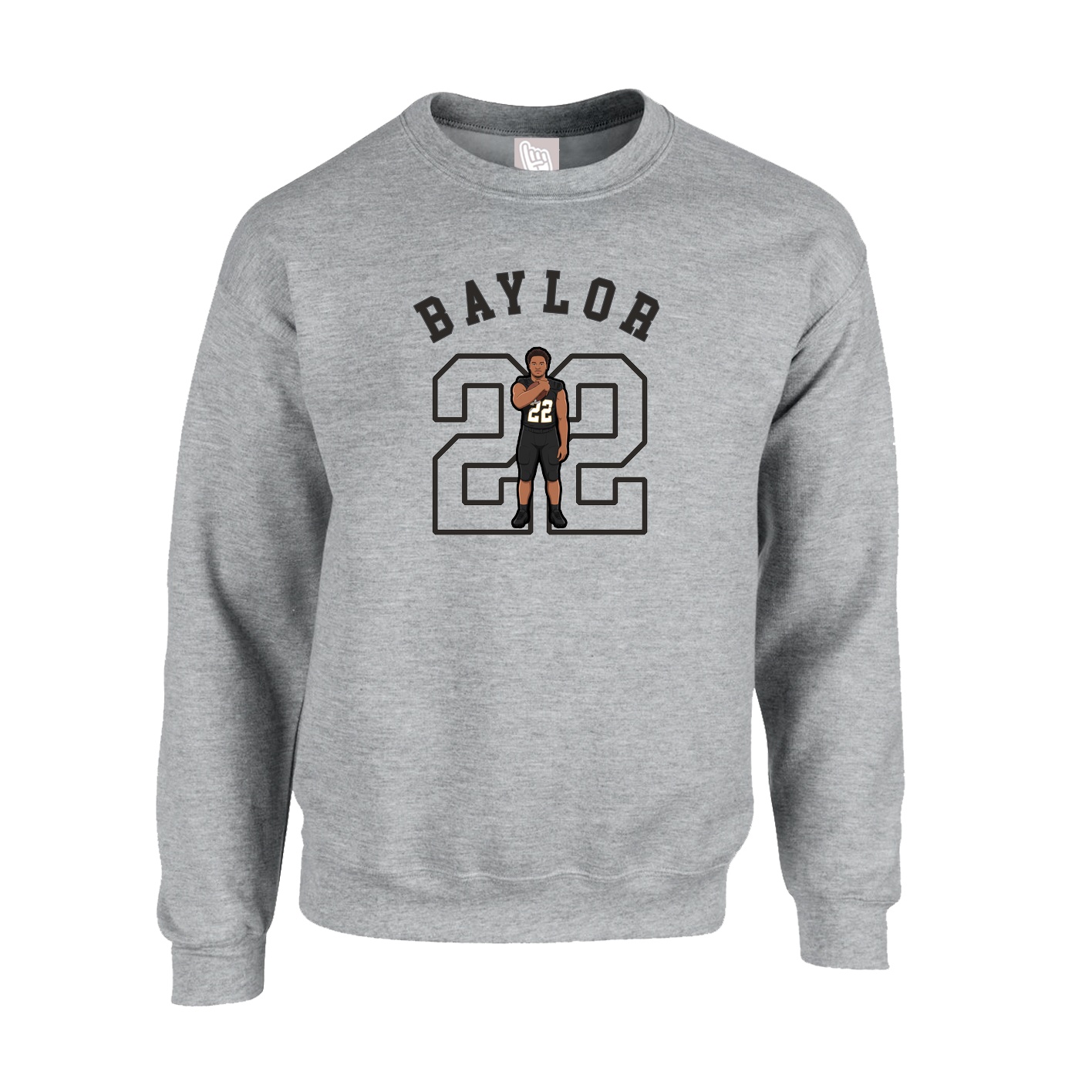 Fleece Crew — Shirsey Arch in Grey
