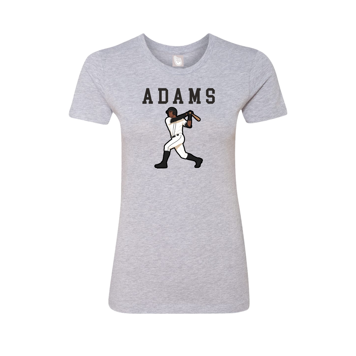 Fitted Women's Tee — Shirsey in Grey