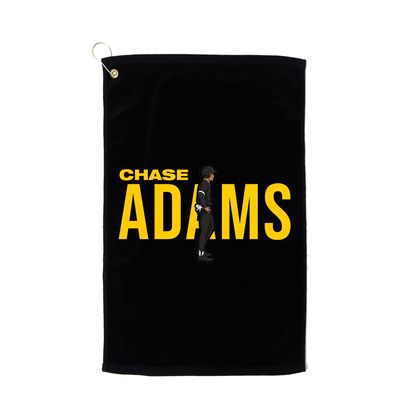 Golf Towel — Player Name in Black