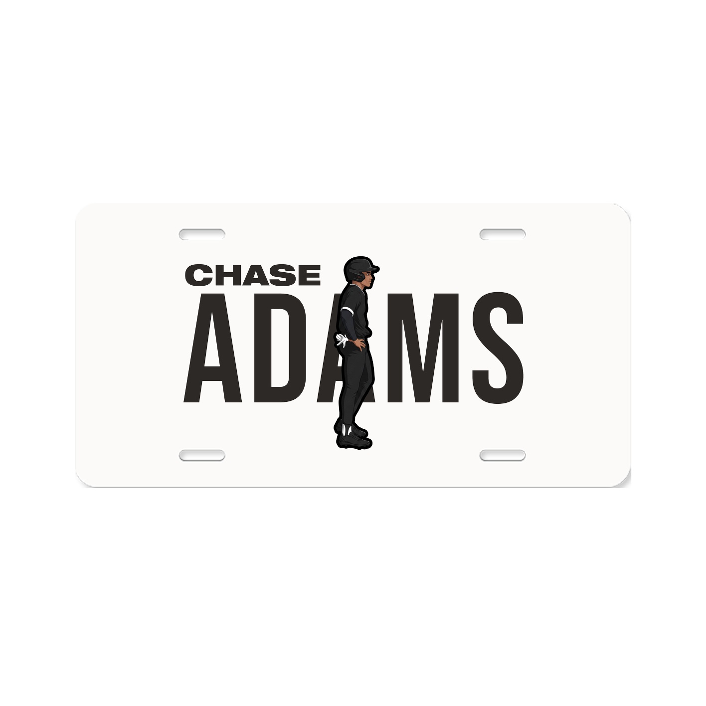 License Plate — Player Name in Classic