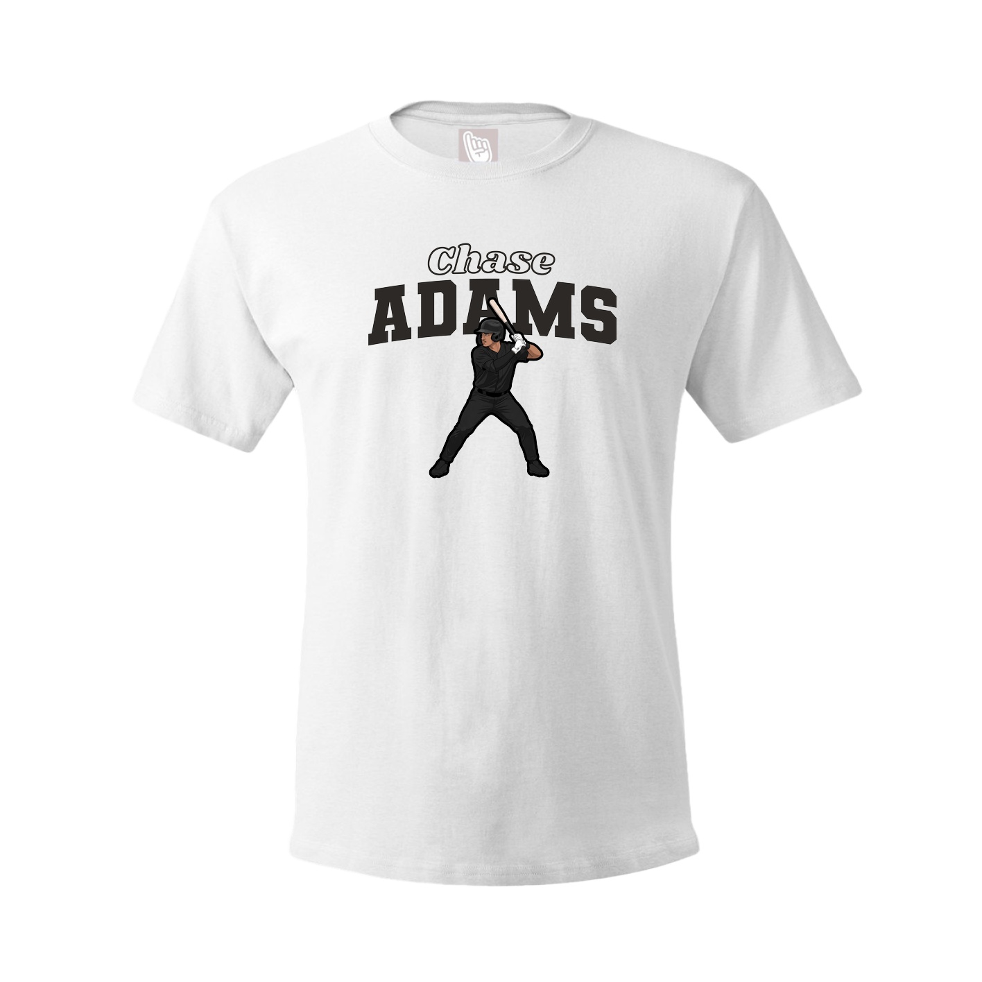 Tee — Name Arch in White