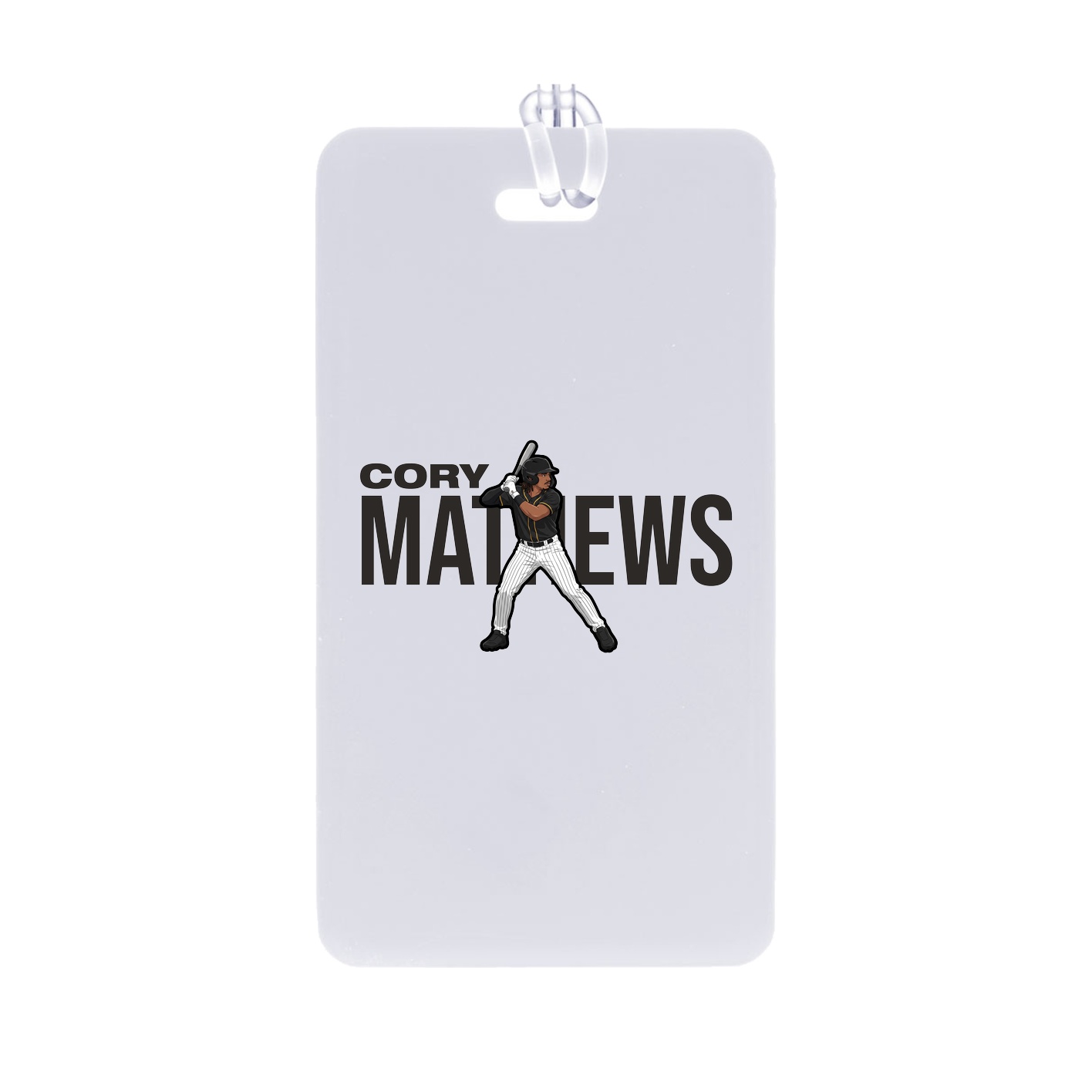 Bag Tag — Player Name in Classic