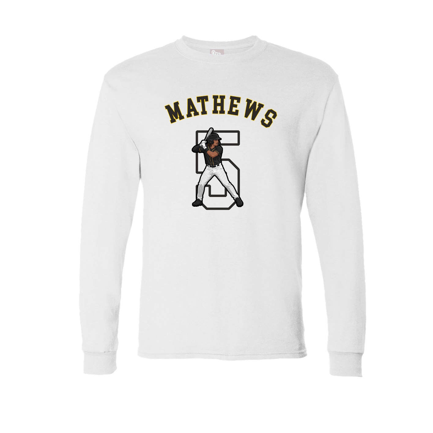 Long Sleeve Tee — Shirsey Arch in White