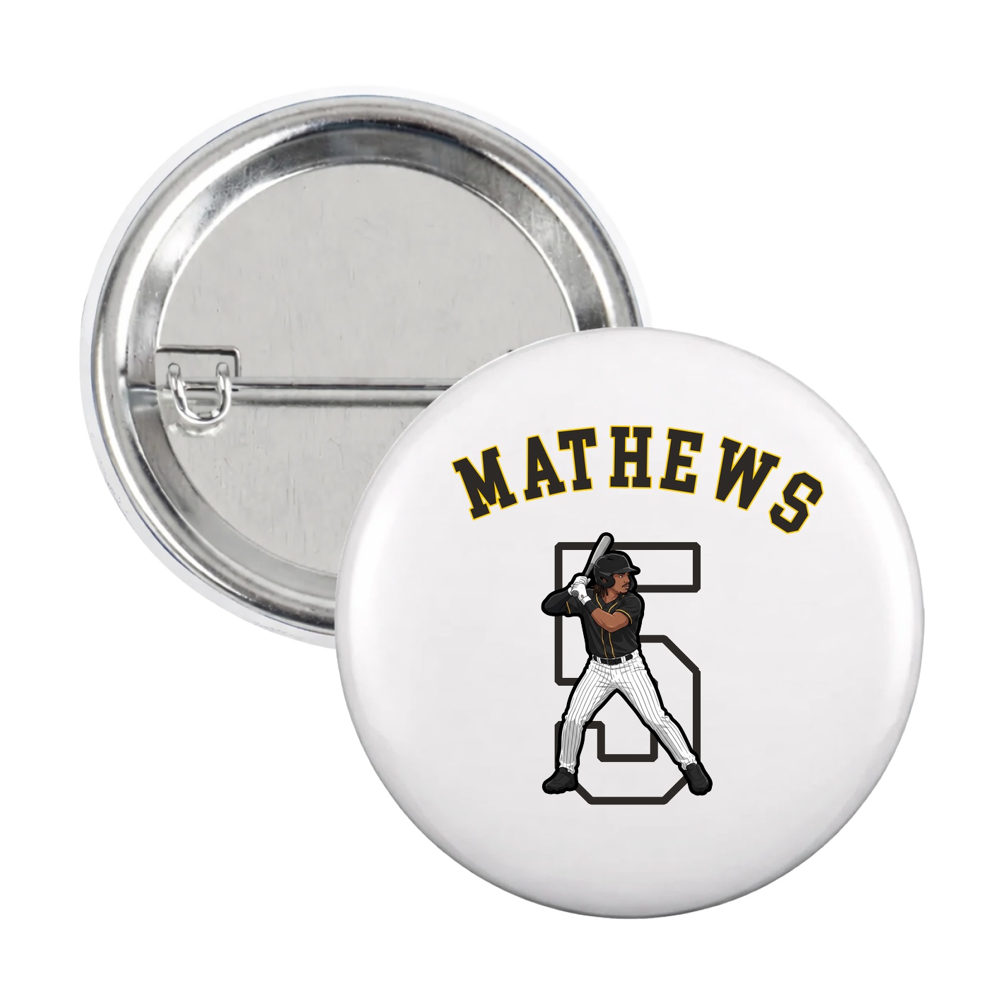Game Day Button — Shirsey Arch in White
