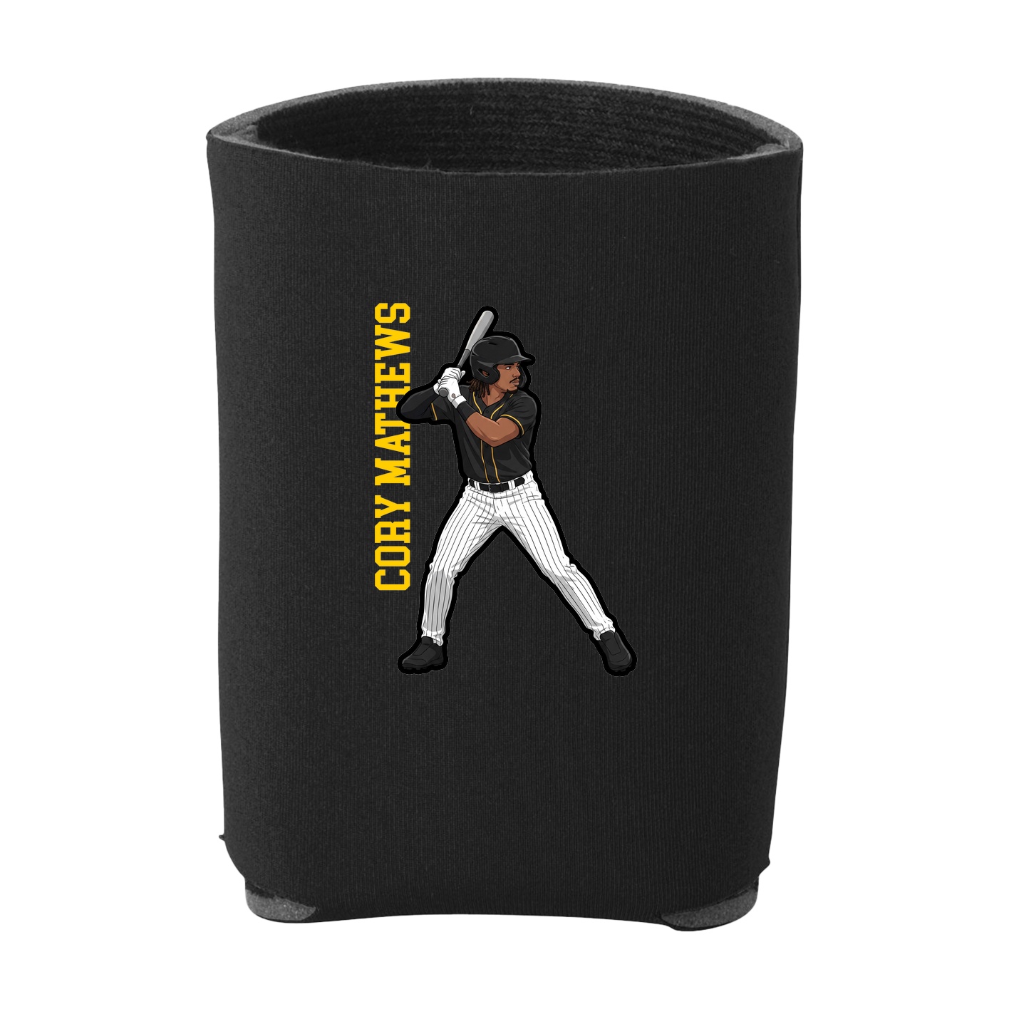 Can Holder — Name Vertical in Black