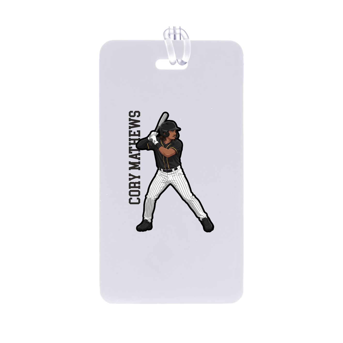 Bag Tag — Name Vertical in Classic