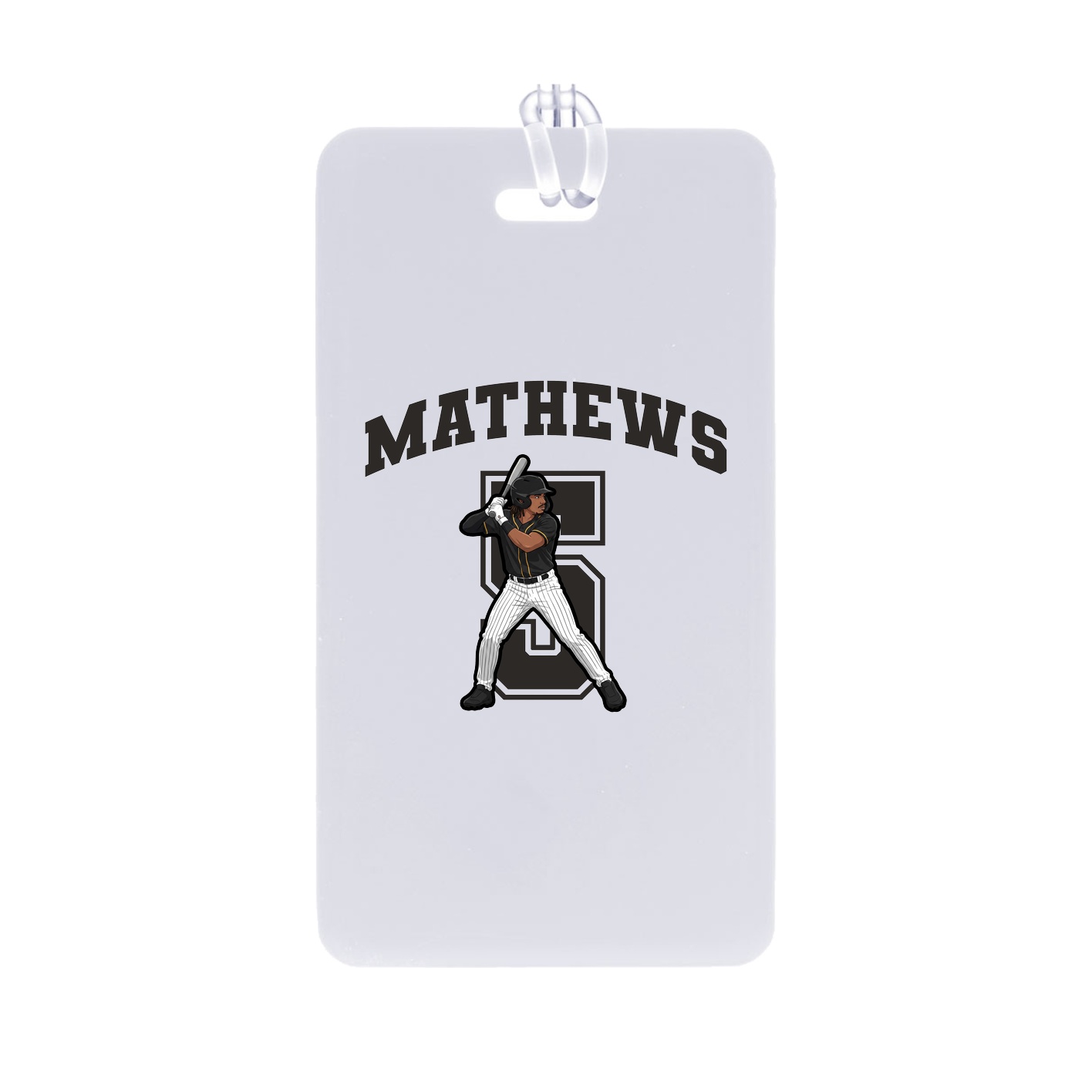 Bag Tag — Number in Classic