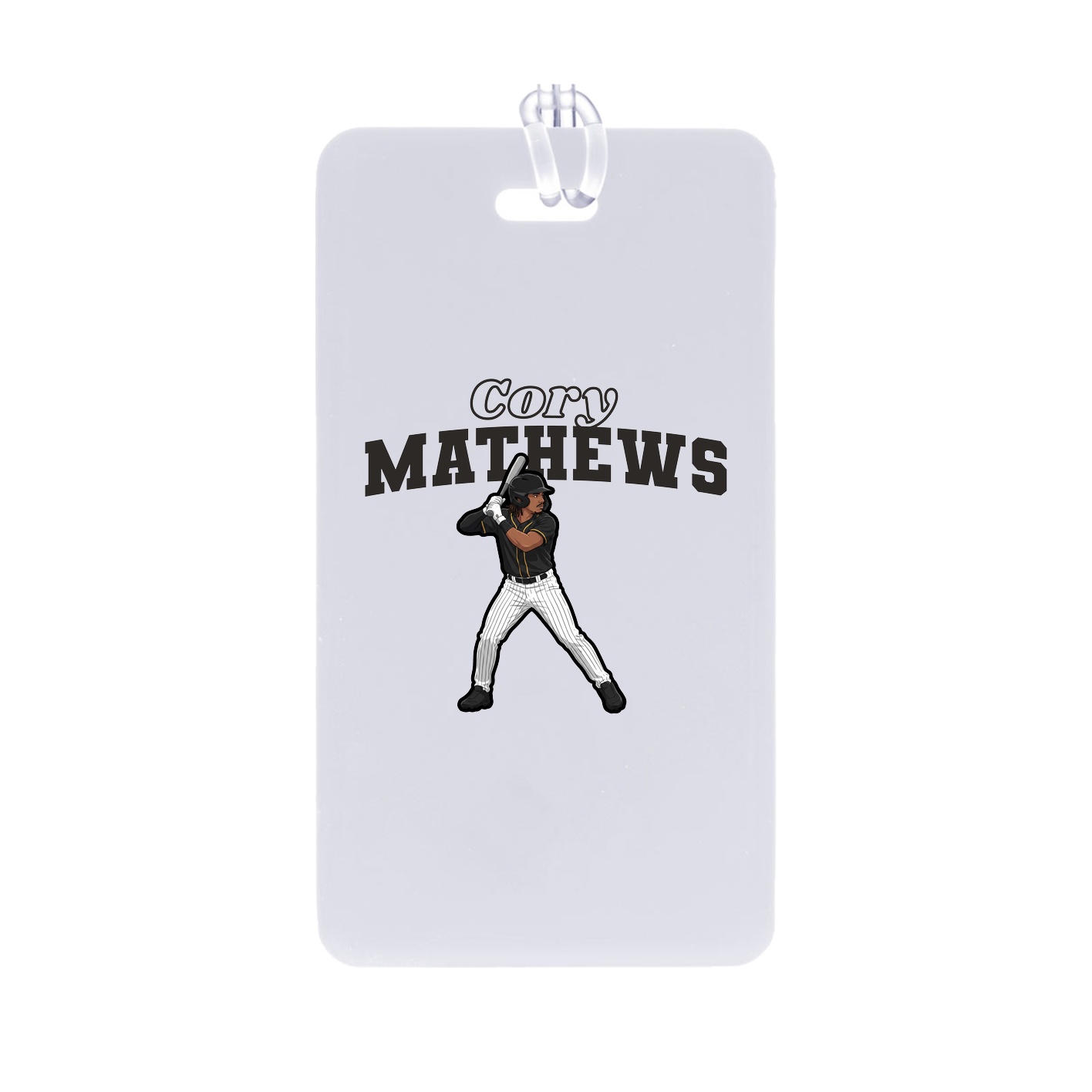 Bag Tag — Name Arch in Classic