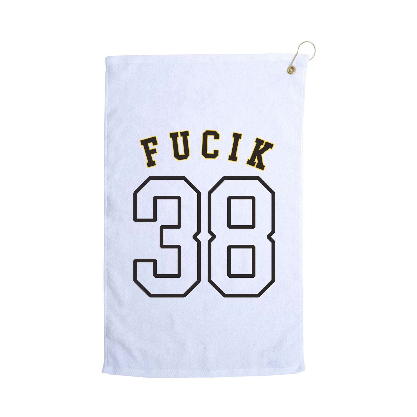 Golf Towel — Shirsey Arch in White
