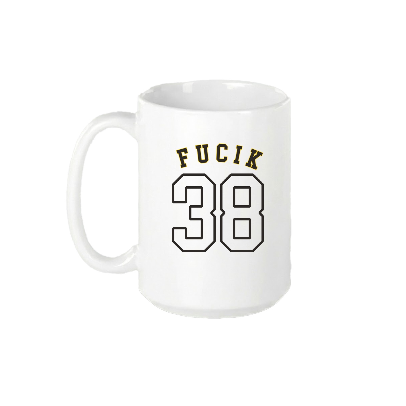 15oz Coffee Mug — Shirsey Arch in White