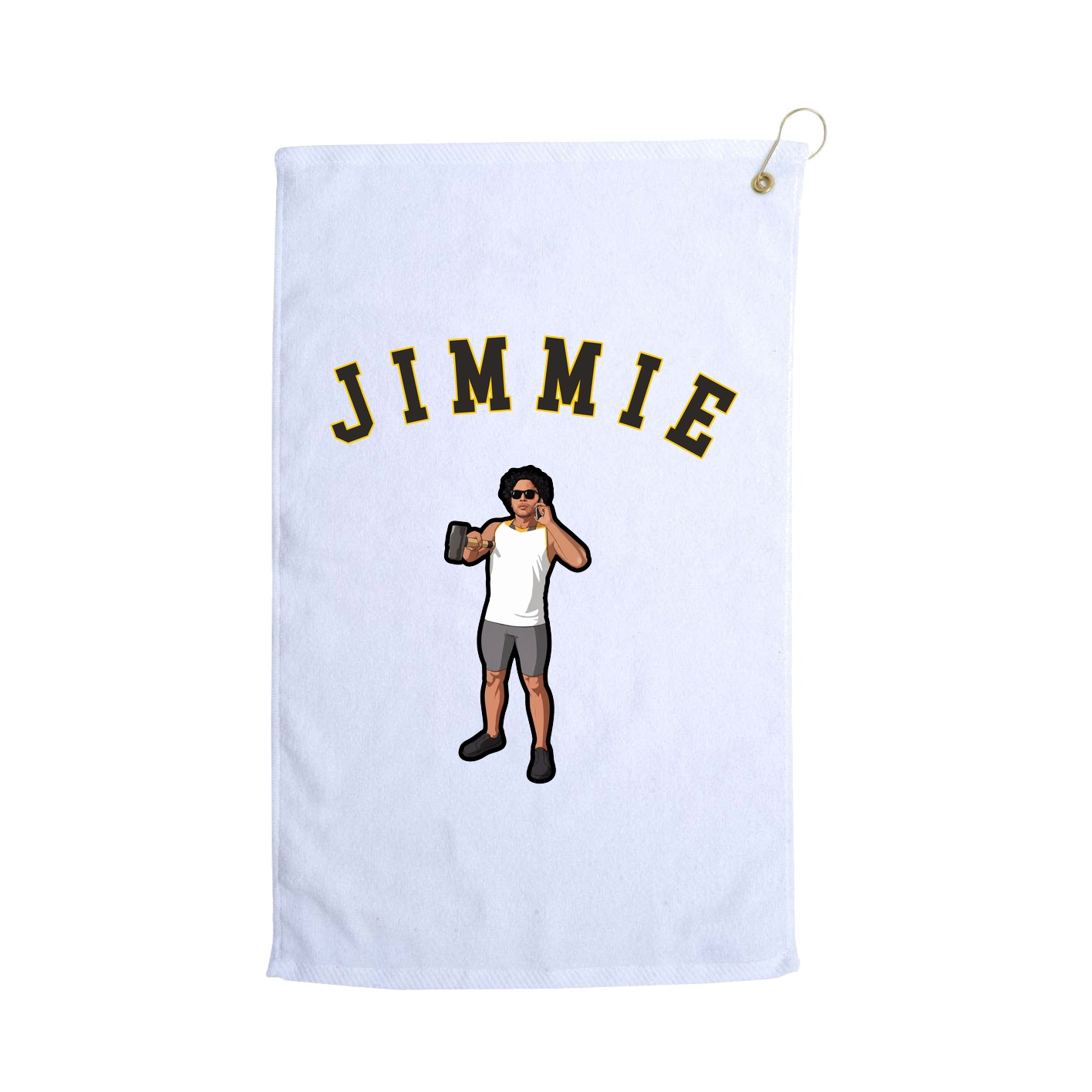 Golf Towel — Shirsey Arch in White