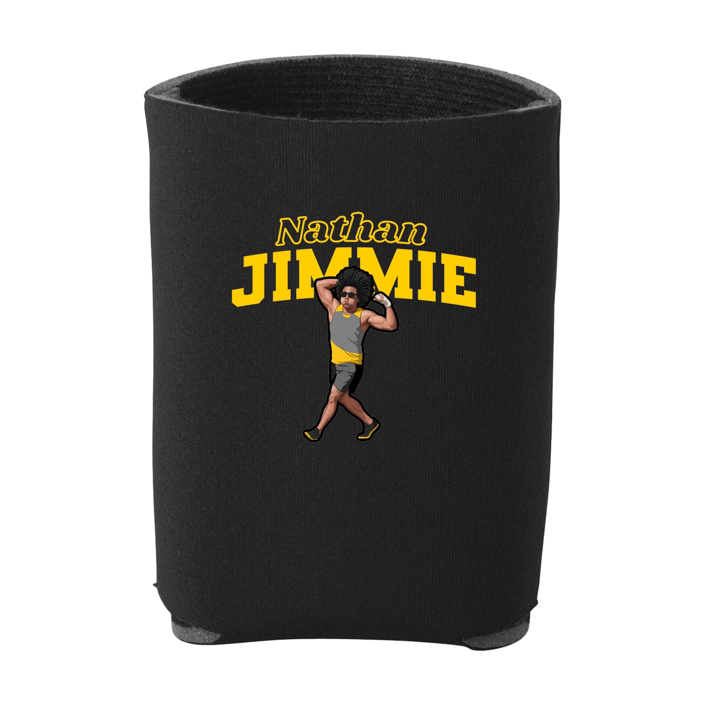 Can Holder — Name Arch in Black