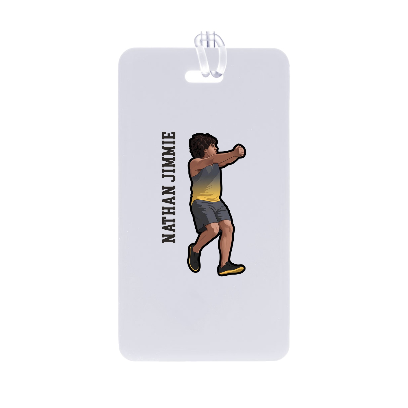 Bag Tag — Name Vertical in Classic