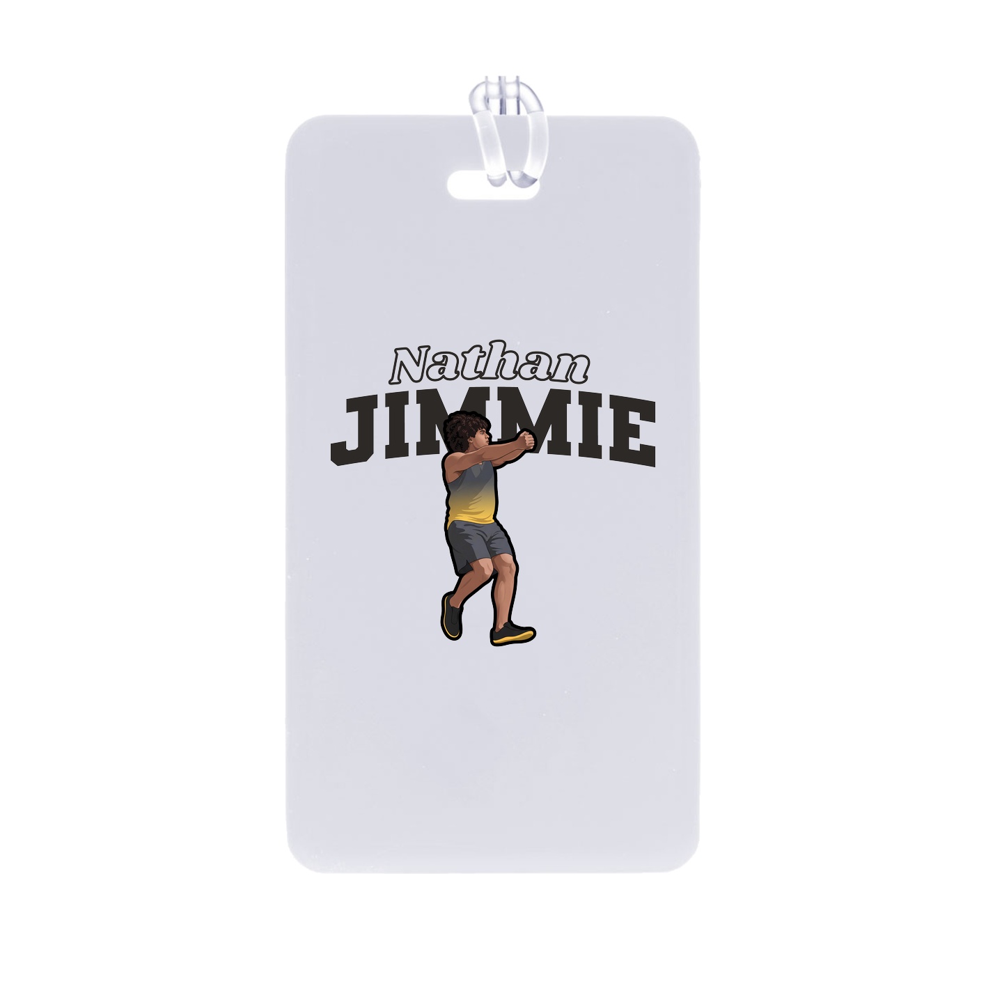 Bag Tag — Name Arch in Classic