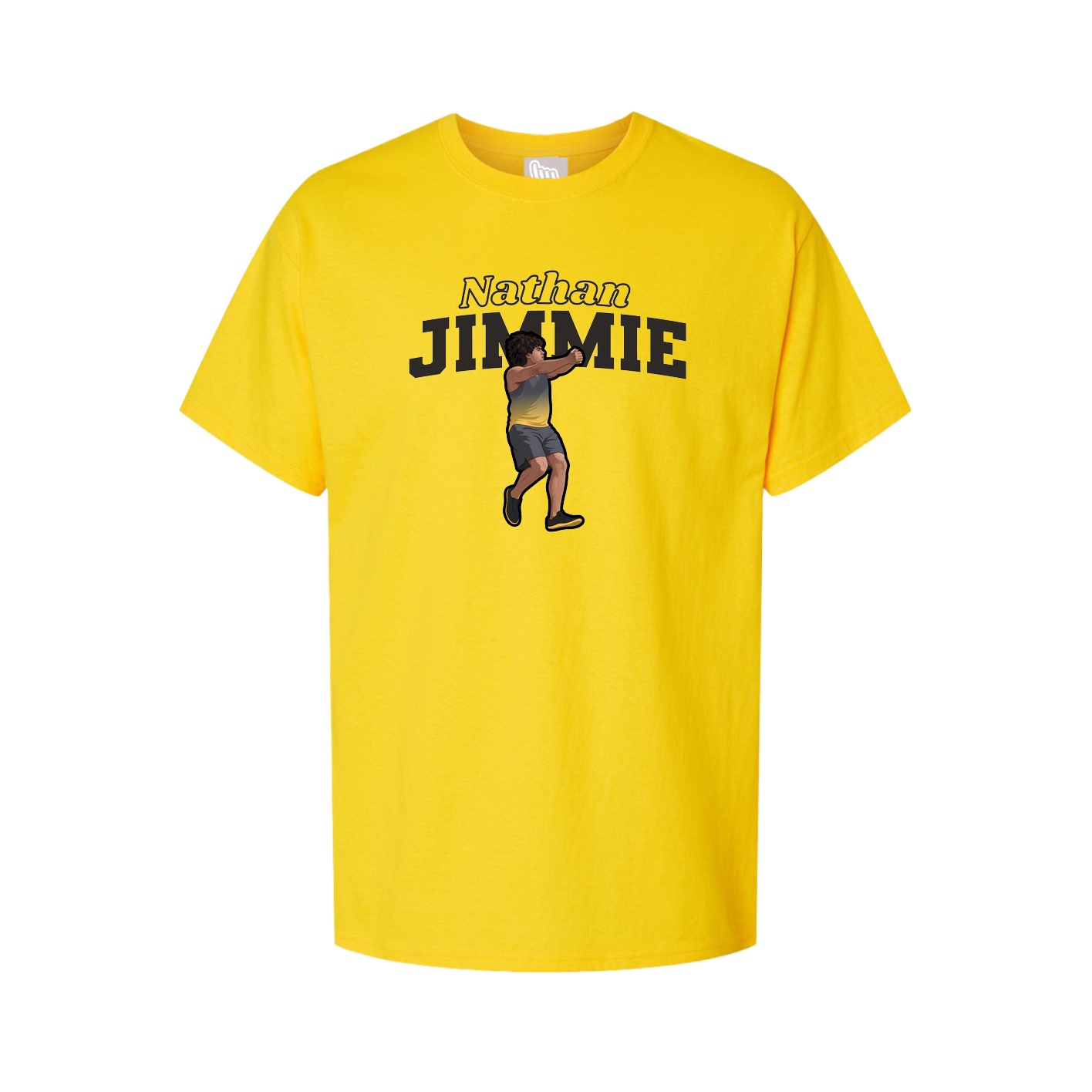 Tee — Name Arch in Gold